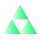 A green triangle icon.